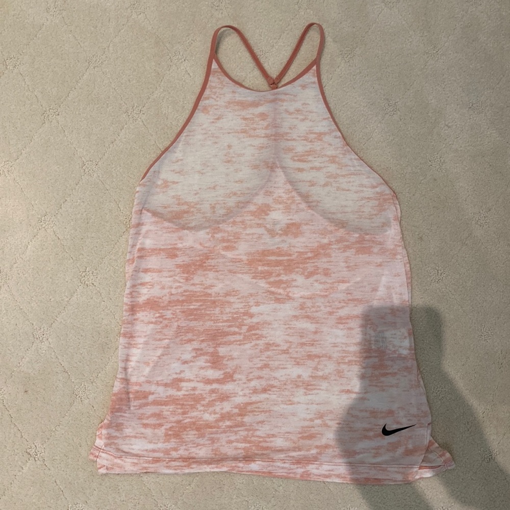 Nike racer back soft dri-fit tank top
